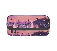 GZHYHAKAN The Old Hollywood Print Trousse à crayons résistante aux rayures Solution de rangement multifonction pour l'école, le travail et les voyages, Noir , Taille unique, Cartable