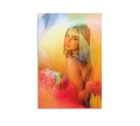 GZHYMXOZ Addison Rae Impression sur toile sans cadre pour chambre à coucher Motif chanteur exceptionnel et groupe incroyable 30 x 45 cm