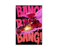 GZHYMXOZ Bigbang - Impression sur toile avec chanteur exceptionnel et groupe incroyable, décoration murale pour chambre à coucher, 60 x 90 cm, sans cadre