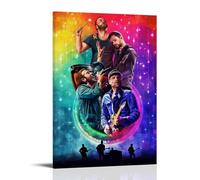 GZHYMXOZ Coldplay Poster sur toile avec cadre Motif chanteur exceptionnel et groupe incroyable Pour chambre à coucher 20 x 30 cm