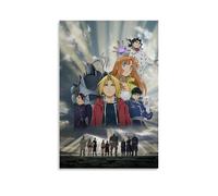 GZHYMXOZ Fullmetal Alchemist Poster sur toile de dessin animé classique sans cadre pour chambre à coucher 40 x 60 cm