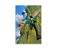 GZHYMXOZ Lupin The 3rd Popular Anime Poster sur toile sans cadre pour chambre à coucher 60 x 90 cm