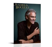 GZHYMXOZ Poster sur toile Andrea Bocelli - Décoration murale avec cadre pour chambre à coucher - 20 x 30 cm