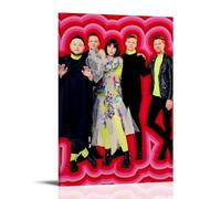 GZHYMXOZ Poster sur toile de monstres et hommes exceptionnels chanteur et groupe incroyable - Art mural décoratif pour chambre à coucher - 30 x 45 cm - Style cadre