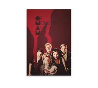 GZHYMXOZ Poster sur toile de monstres et hommes exceptionnels chanteur et groupe incroyable - Décoration murale pour chambre à coucher - 50 x 75 cm - Style sans cadre