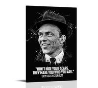 GZHYMXOZ Poster sur toile Frank Sinatra - Chanteur exceptionnel et groupe incroyable - Décoration murale pour chambre à coucher - 20 x 30 cm - Style cadre