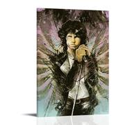 GZHYMXOZ Poster sur toile The Doors Outstanding Singer And Amazing Band - Art mural décoratif pour chambre à coucher - 20 x 30 cm - Style cadre