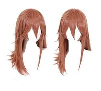 GZIRUE Perruque Angel Devil Cosplay Orange Foncé Cheveux Mixtes Anime Man Costume
