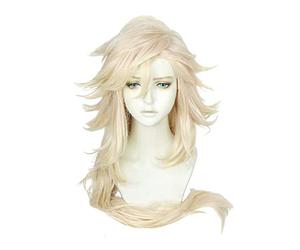 GZIRUE Perruque Longue Dora Rose pour Douma Doma Cosplay Perruques Anime Demon Costume Wig Cap
