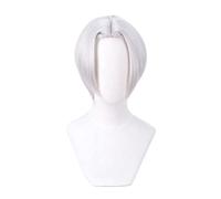 GZIRUE Perruque pour Izana Kurokawa Cosplay Wig Perruque Courte Gris Argent Anime Costume Wig Cap