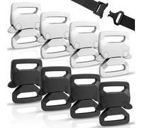 GZjiyu 8 Pcs Paracord Bracelet Clip, Fermoir à Clip en Métal Survival Bracelet Fermoirs pour DIY Faire Paracord Bracelets, Accessoires D'Artisanat