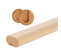 GZKDKZB Barre de penderie en Bois pour Suspendre Les vêtements - Support de penderie Durable avec Fixations, idéal pour Les armoires à Chaussures et Les buanderies, Disponible en différent