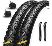 GZKDKZB Chambre à air 20 1,75 American 32 mm Lot de 2 pneus de vélo 20 x 1,75 résistants aux crevaisons Peut être utilisé sur Les VTT et Les vélos ordinaires Pneu de vélo 20 x 1,75 Antidér