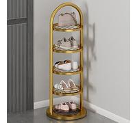 GZKDKZB Étagère à Chaussures Verticale étroite, 5/6/7/8 Niveaux, pour Petits espaces Étagère à Chaussures Verticale en métal, étagère à Chaussures d'angle Peu encombrante, Tour à Chaussure