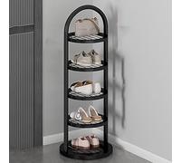 GZKDKZB Étagère à Chaussures Verticale étroite, 5/6/7/8 Niveaux, pour Petits espaces Étagère à Chaussures Verticale en métal, étagère à Chaussures d'angle Peu encombrante, Tour à Chaussure