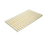 GZKDKZB Grille de trop-Plein, Grille de Drainage emboîtable en Plastique pour Piscine, Couleur Ivoire, Largeur 15-30 cm, Longueur 100 cm (18 x 100 cm/10 pièces)