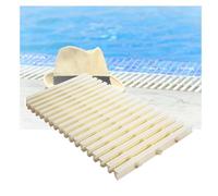 GZKDKZB Grille de trop-Plein pour Piscine, Grille de trop-Plein en Plastique pour Piscine, Lot de 1, 5, 10 ou 15, Couleur os, 15/18/20/30 x 100 cm (20 x 100 cm/5 pièces)