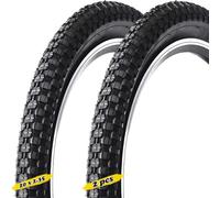 GZKDKZB Lot de 2 pneus 20 x 2,35 Pouces | Pneus de vélo 20 x 2,35 Pouces | Kit de pneus de vélo 20 x 2,35 Pouces | Vélo BMX | Vélo Pliant | Vélo de Route | VTT | Tout-Terrain