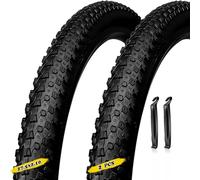 GZKDKZB Lot de 2 pneus 27,5 x 2,10 résistants aux crevaisons pour VTT et vélos Classiques. Pneu de vélo 27,5 x 2,10 antidérapant et résistant à l'abrasion, idéal pour Les différentes Surfa