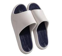 GZKDKZB Pantoufles de Massage par acupression et réflexologie pour Hommes, Sandales d'acupuncture, Masseur de Pieds en Profondeur, Chaussures de Douche antidérapantes, soulagement de la FA