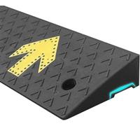 GZKDKZB Rampe d'accès pour Voiture en Bordure de Trottoir - Rampe de seuil en Caoutchouc Robuste, utilisée pour Quai de Chargement, Garage, Trottoir, Camion, Scooter, vélo (Dimensions : 10