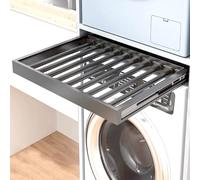 GZKDKZB Séchoir à Linge à Suspendre au-Dessus de la Machine à Laver, Porte-Pantalons Coulissant pour Placard, Porte-Pantalons Extensible en Alliage d'aluminium, Longueur réglable, pour séc