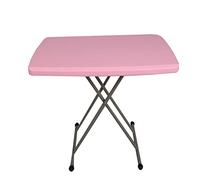 GZKDKZB Table Pliante réglable en Plastique - Plateau à goûter Portable pour la Maison, Les Pique-niques et Les fêtes - Support Polyvalent pour Ordinateur Portable/TV - Design Compact et v