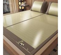GZKDKZB Tapis rafraîchissant d'été en Bambou, Tapis de Couchage d'été, Tapis de lit d'été Pliable, Tapis rafraîchissant tissé en Bambou et rotin, Tapis de climatisation, Essentiel pour la