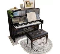GZKDKZB Tapis tressé à la Main pour Piano Droit, Tapis insonorisant, couvertures insonorisantes, Tapis Absorbant Le Son, Tapis de Sol insonorisant, Tapis antidérapant, Coussinets acoustiqu