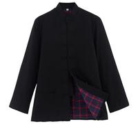 GZKDKZB Tenue d'hiver Chaude, vêtements Traditionnels Chinois, Hauts en Coton pour Hommes, Vestes, Manteaux, Chemises à Manches Longues, vêtements de Tai Chi, Uniforme de Tai Chi en Coton,