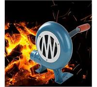 GZKDKZB Ventilateur de Barbecue à manivelle pour la Cuisson en extérieur, Ventilateur à Pop-Corn avec Allume-Flamme, Soufflet de feu Portable pour réchaud de Camping (200 W)