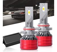 GZLMMY 1 paire de mini ampoules LED 9005 HB3 100W 20000lm pour phare avant de voiture 6500K étanche