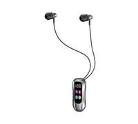 GZLMMY Lapel Clip Écouteurs Bluetooth 5.4 sans fil avec jeu à faible latence, lecteur MP3 carte TF, écouteurs intra-auriculaires confortables (noir)