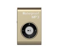 GZLMMY Lecteur MP3 étanche IPX8 intégré 8 Go pour sport, natation, course, plongée, surf, musique avec radio FM et fonction Shuffle Casque Hi-Fi (doré)