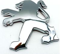 GZLYLY Auto Emblèmes pour Peugeot RCZ,ABS Badge Autocollants Lettre Stickers Logo Grille Capot Avant Arrière Emblème D'insigne Autocollant de Rechange Accessoires de Voiture,8.5 * 9.2