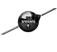 Auto Emblèmes pour Volvo XC40 2023-2025 Electric,ABS Badge Autocollants Lettre Stickers Logo Grille Capot Avant Arrière Emblème D'insigne Autocollant de Rechange Accessoires de Voiture