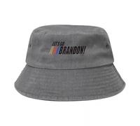 GZMQMOKD Casquette Baseball Cap，Amérique Lets Go Brandon Bucket Hat Beach Sun Fisherman Cap Casquette de Baseball De Pêche，Cadeaux Femme，Cadeaux Homme