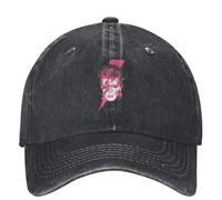 GZMQMOKD Casquette Baseball Cap,Anglais Acteur Denim Casquette Baseball Davids Star Bowied Rose Sun Trucker Dad Hat Été Casquettes Baseball à l’épreuve du Soleil,Cadeaux Femme,Cadeaux Homme