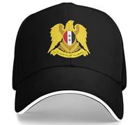 GZMQMOKD Casquette Baseball Cap，Armoiries de la Syrie Casquette de Baseball y2k Drôle Trucker Chapeau Printemps Couple Femmes Randonnée Pêche Snapback Cap，Cadeaux Femme，Cadeaux Homme