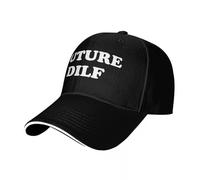 GZMQMOKD Casquette Baseball Cap，Casquettes de Baseball drôle Futur DILF Mode en Plein air Unisexe Printemps Chapeaux，Cadeaux Femme，Cadeaux Homme