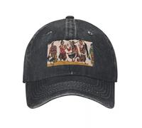 GZMQMOKD Casquette Baseball Cap,Peuple de la Tribu séminole Tribu amérindienne Tribu séminole Culture Casquette de Baseball Anniversaire Noir | L | ,Cadeaux Femme,Cadeaux Homme