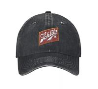 GZMQMOKD Casquette Baseball Cap,Schlitz bière Logo Propre Casquette de Baseball Western Chapeau de Cheval d’Anniversaire Alpinisme Trucker Chapeaux ,Cadeaux Femme,Cadeaux Homme