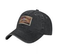 GZMQMOKD Casquette Baseball Cap，The Life Aquatic Team Zissou Collectible Card No. 3 Casquette de Baseball Casquette de Golf Icon Chapeaux ，Cadeaux Femme，Cadeaux Homme