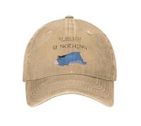 GZMQMOKD Casquette de Baseball pour Hommes Casquette de Baseball Casual en détresse Lavé À Ne Liste Rien Couvre-Chef Entraînements en Plein air Déstructuré Chapeaux Souples Cadeau