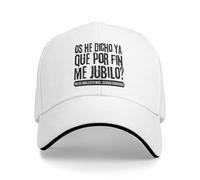 GZMQMOKD Casquette de Baseball pour Hommes Je Vous AI déjà Dit Que j’AI finalement Pris ma Retraite Casquettes de Baseball de Retraite espagnoles Casquettes à visière Hommes Femmes Chapeaux Cadeau