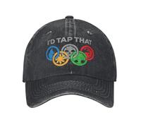 GZMQMOKD Casquette de Baseball pour Hommes Magic Games Gathering MTG I’D Tap That Casquette de Baseball Denim en détresse Lavé Snapback Chapeau Hommes Femmes Déstructuré Soft Caps Hat Cadeau