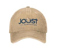 GZMQMOKD Casquette Homme Baseball Retro Joost pour Eurovision Klein Casquettes de Baseball pour Hommes Femmes Denim Vieilli Délavé Snapback Cap Activités de Plein air Casquettes Cadeaux Cadeaux