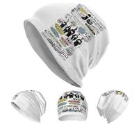GZMQMOKD Chapeau Chaud d’Hiver, Je Le Veux de Cette façon B99 Colorized Skullies Bonnets Chapeaux Chaud Automne Hiver Extérieur Cap Tricoté Bonnet Caps pour Unisexe Adulte