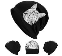 GZMQMOKD Chapeau Chaud d’Hiver, Lasagne pour bébé Skullies Tuques Chapeaux Chaud Automne Hiver Extérieur Cap Tricoté Bonnet Caps pour Unisexe Adulte