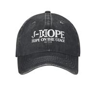 GZMQMOKD Chapeau Chaud en Pur Coton, Hope on The Stage World Tour Casquettes de Baseball Vintage Washed Sun Cap Hommes Femmes Extérieur Running Golf Adjustable Fit Chapeaux Cap